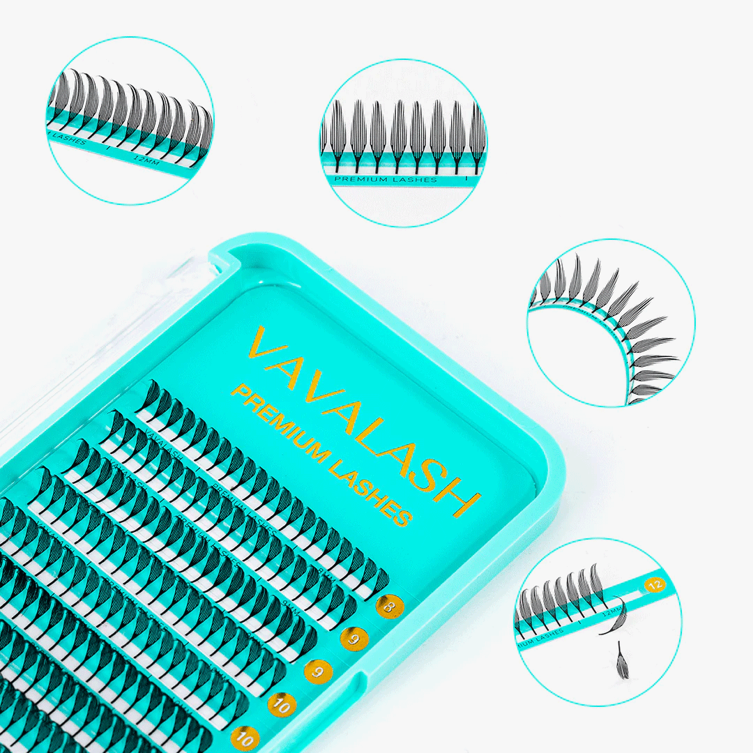 Plume Flake Eyelash Extensions 0.07mm
