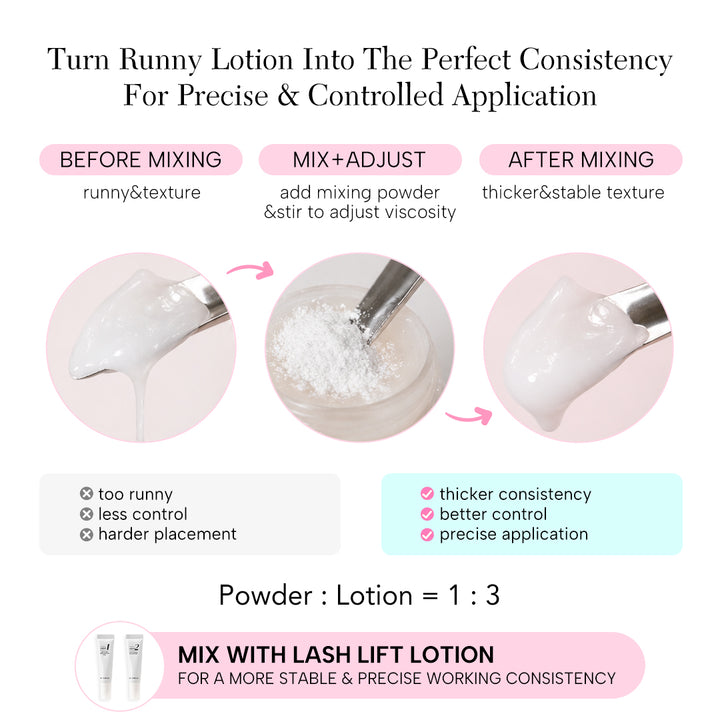 Korean Lash Lift Mixing Powder