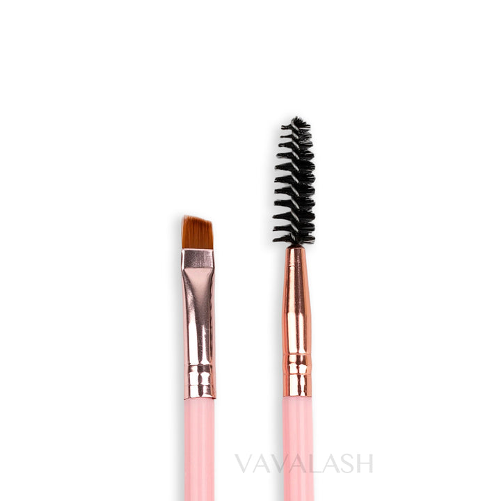 Double-Ended Brush (brown/black)