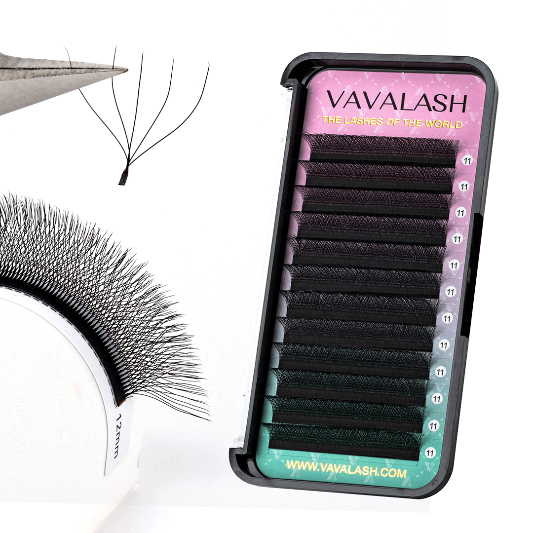 W-Shape 5D Volume Premade Fan Lash Extensions SC