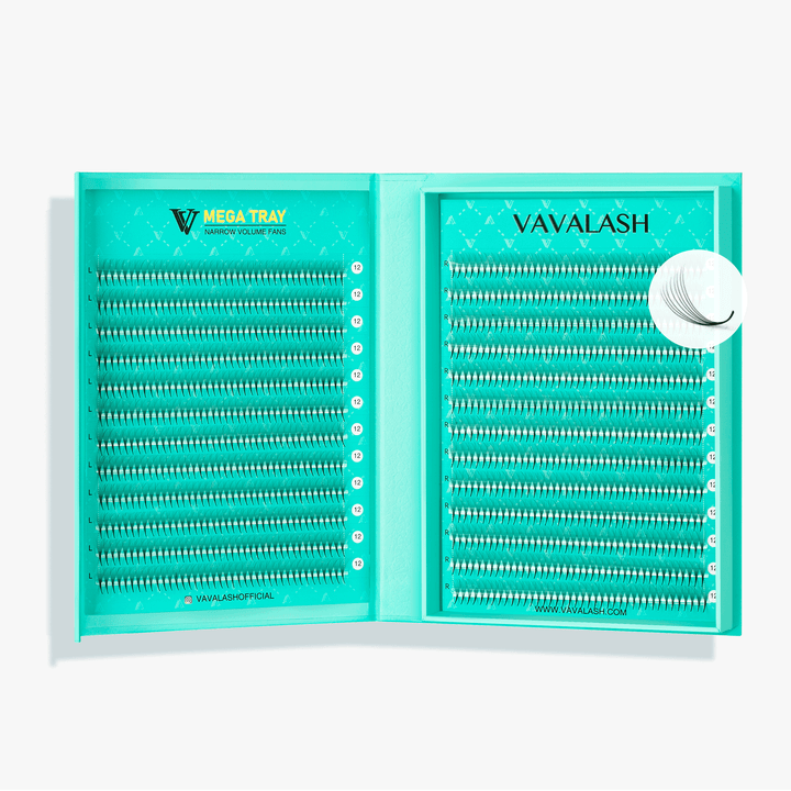 8D LASHBOOK Narrow Promade Volume Fans - 1000 Fans UK